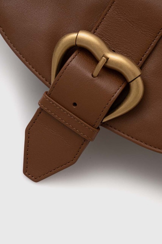 Pinko torebka skórzana brązowy 102801.A1MI