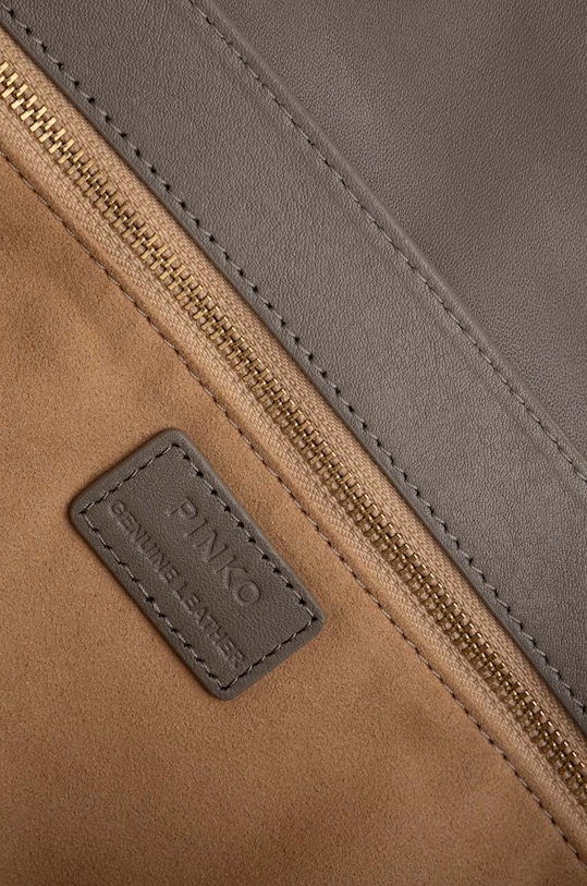 Pinko torebka skórzana 102801.A1MI szary