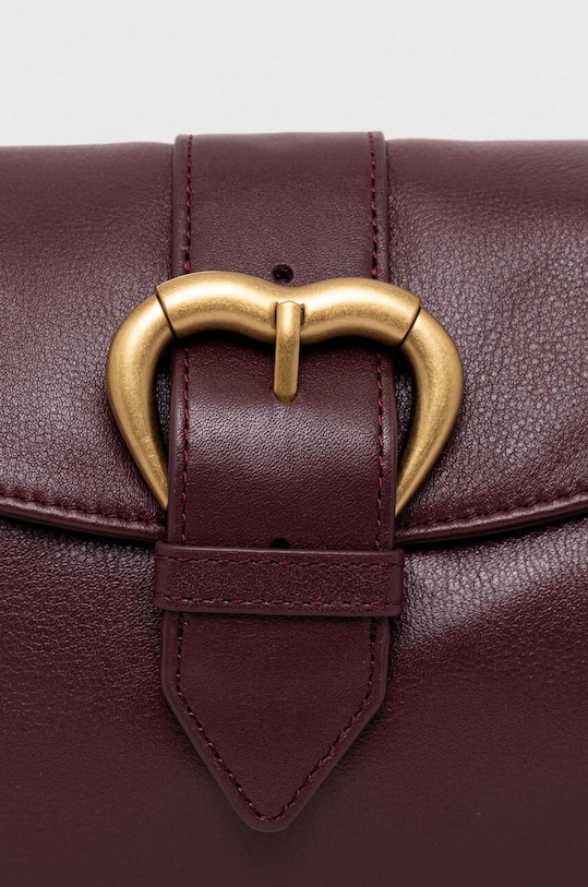 Akcesoria Pinko torebka skórzana 102802.A1MI fioletowy