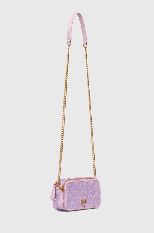 Pinko torebka zamszowa 102810.A0EH fioletowy SS24