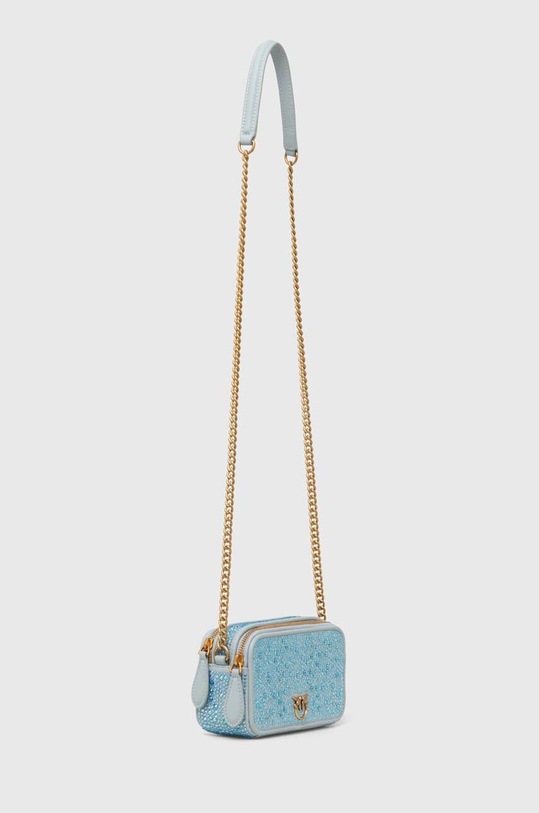 Pinko torebka zamszowa 102810.A0EH niebieski SS24