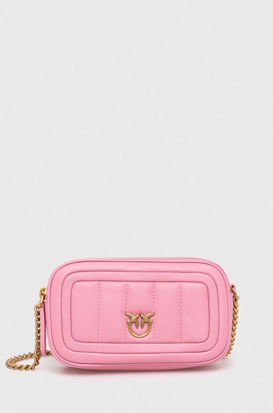 Pinko torebka skórzana 102810.A1F1 różowy SS24