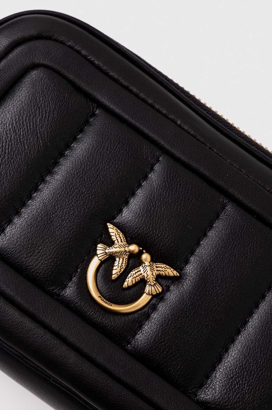 Akcesoria Pinko torebka skórzana 102810.A1F1 czarny