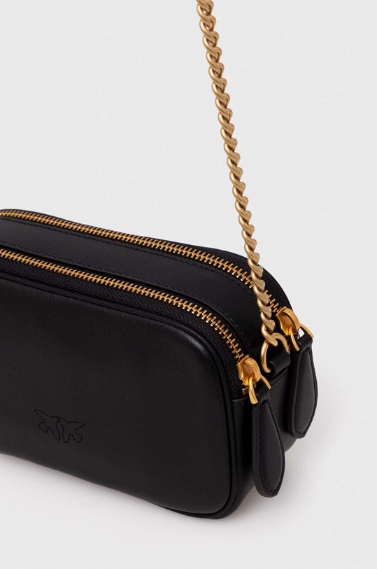 Pinko torebka skórzana czarny 102810.A1F1