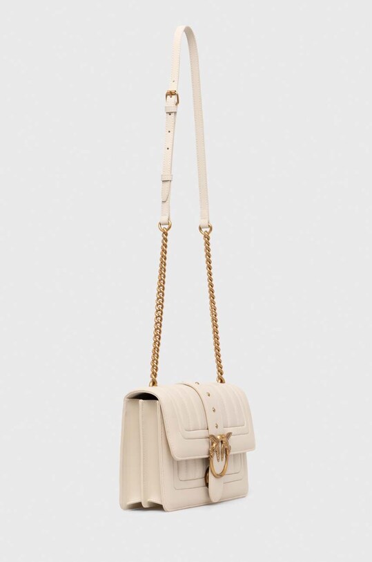 Pinko poseta de piele 102823.A1F1 bej SS24
