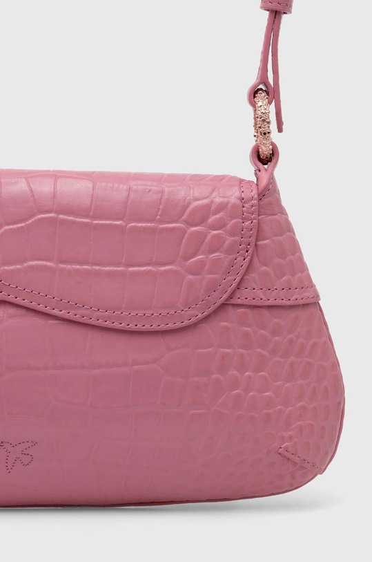 Akcesoria Pinko torebka skórzana 102829.A1ER różowy