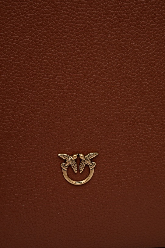 Шкіряна сумочка Pinko коричневий 102832.A1LF