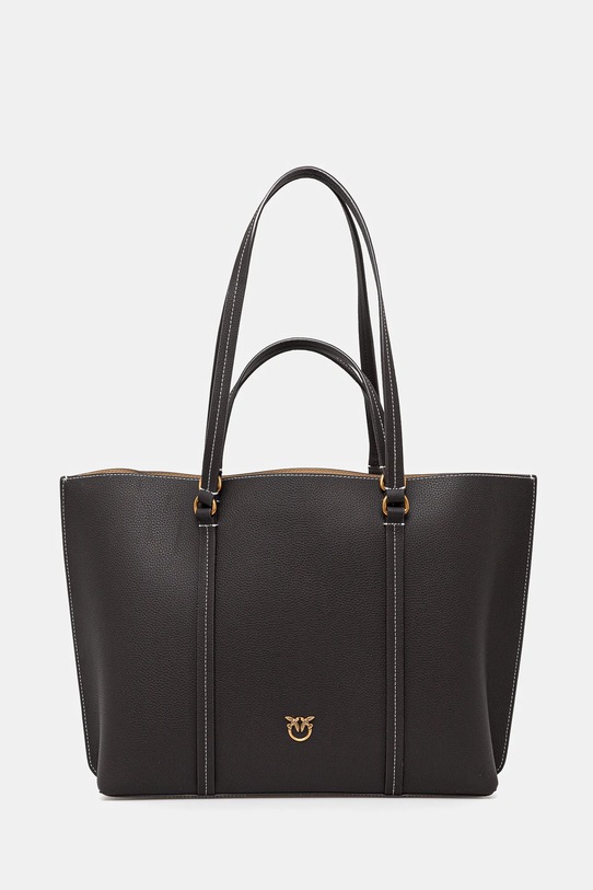 Pinko borsa a mano in pelle marrone 102832.A1LF