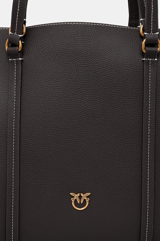 Pinko borsa a mano in pelle marrone 102832.A1LF