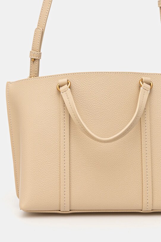 Accesorii Pinko poseta de piele 102833.A1LF bej