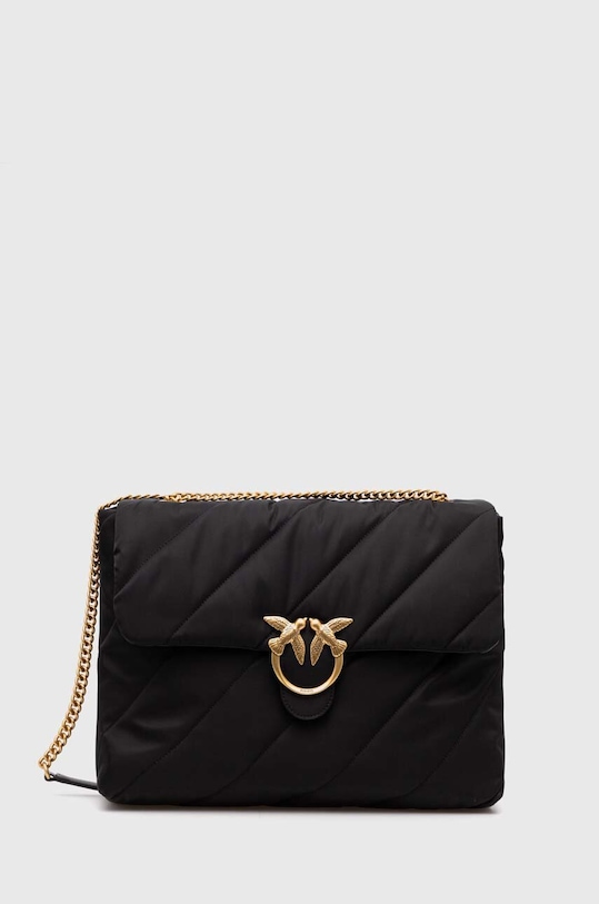 Kabelka Pinko jednofarebný čierna 103347.A05F