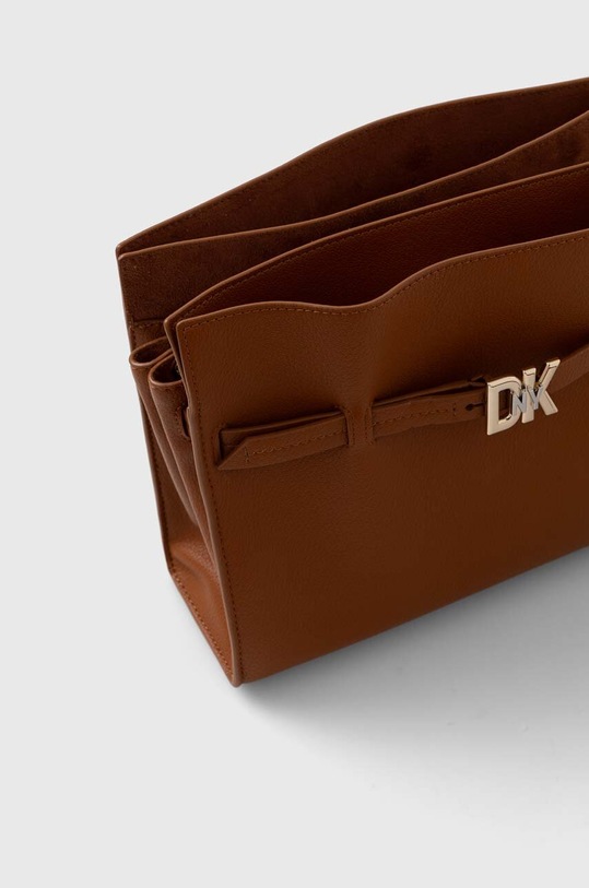 Dkny torebka skórzana brązowy R413KB93