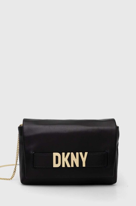 Dkny bőr táska nappa bőr fekete R41GRC79
