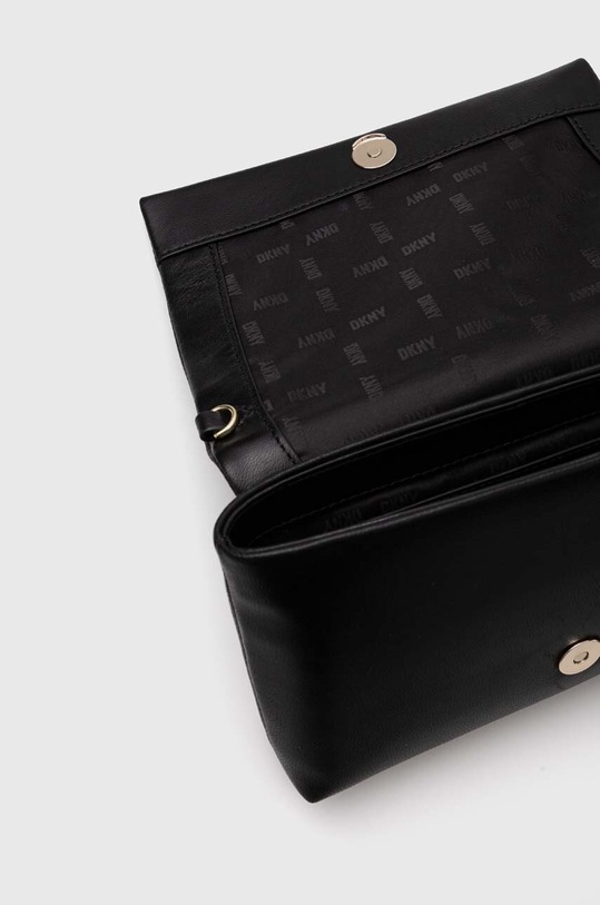 Kožená kabelka Dkny R41GRC79 černá