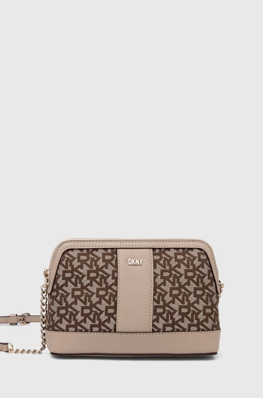 Τσάντα DKNY λείο δέρμα πράσινο R41EF655