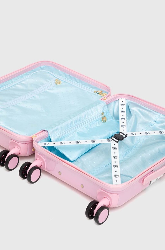 Chiara Ferragni walizka LOGOMANIA 46-53x34x17 cm 76SB0LA1 różowy