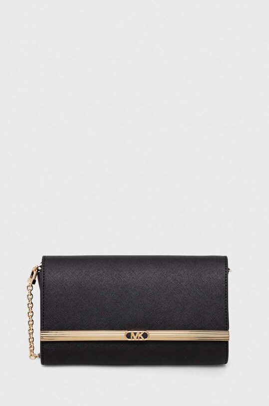 MICHAEL Michael Kors kopertówka skórzana skóra licowa czarny 30H3G8OC3L