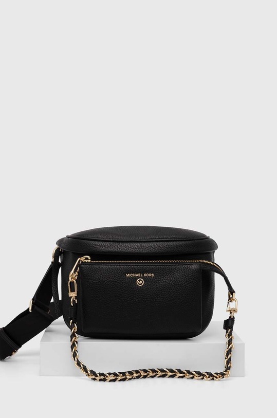 MICHAEL Michael Kors bőr övtáska nappa bőr fekete 30T0G04M6L