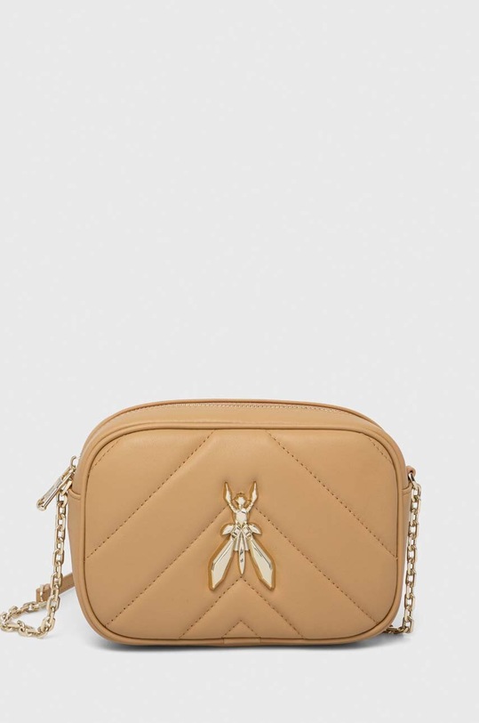 Patrizia Pepe bőr táska nappa bőr bézs 8B0005.L004