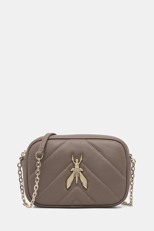 Patrizia Pepe torebka skórzana skóra licowa brązowy 8B0005.L004