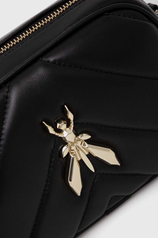 Kožená kabelka Patrizia Pepe černá 8B0005.L004