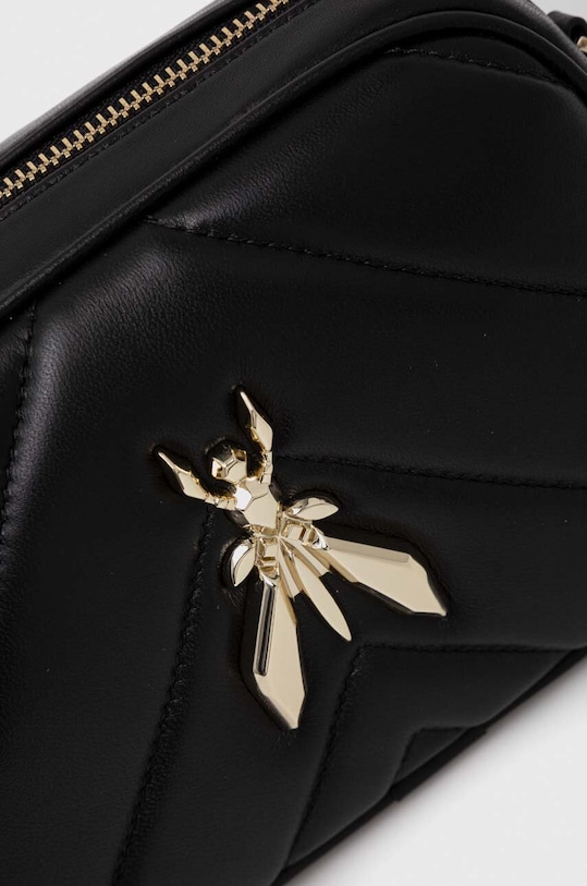 Kožená kabelka Patrizia Pepe černá 8B0005.L004