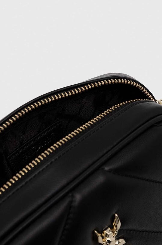 Kožená kabelka Patrizia Pepe 8B0005.L004 černá