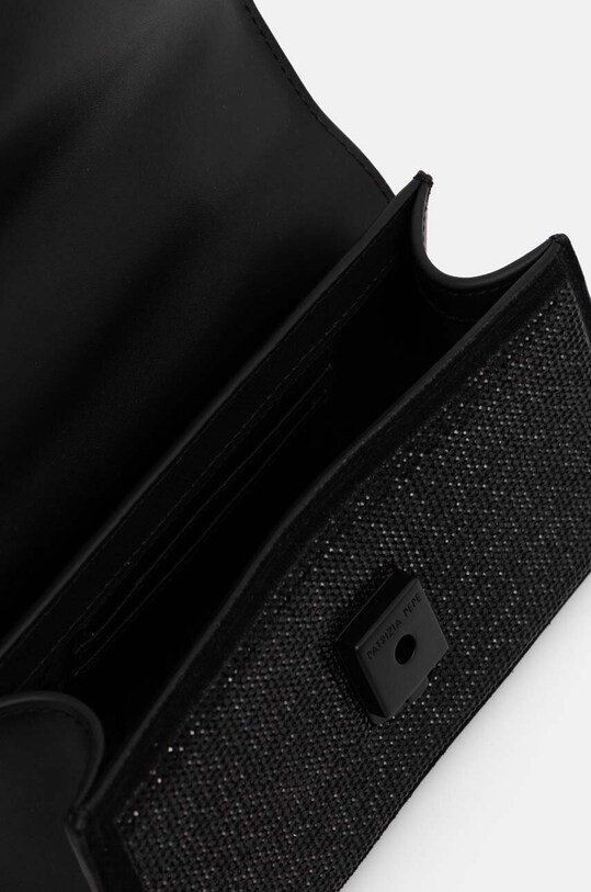 Kožená kabelka Patrizia Pepe 8B0032.L083 černá