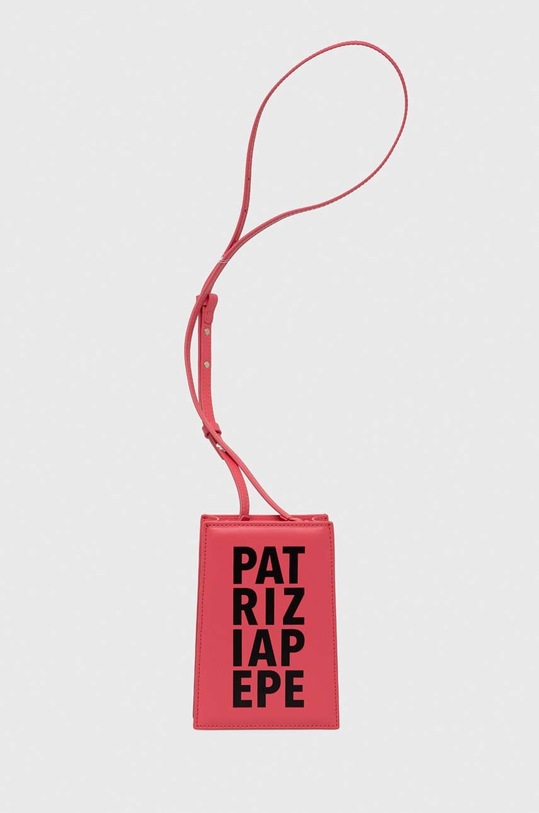 Kožna torba Patrizia Pepe premalo za format A4 roza 8B0052.L100