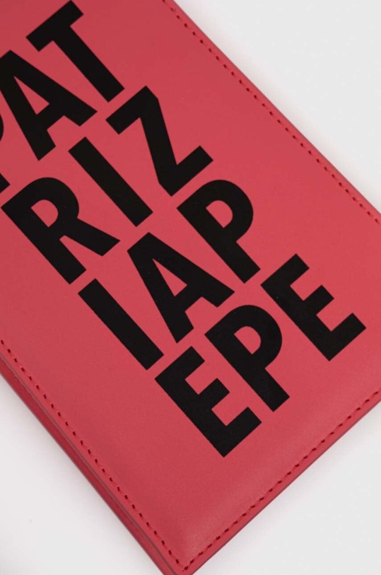 Kožna torba Patrizia Pepe roza 8B0052.L100