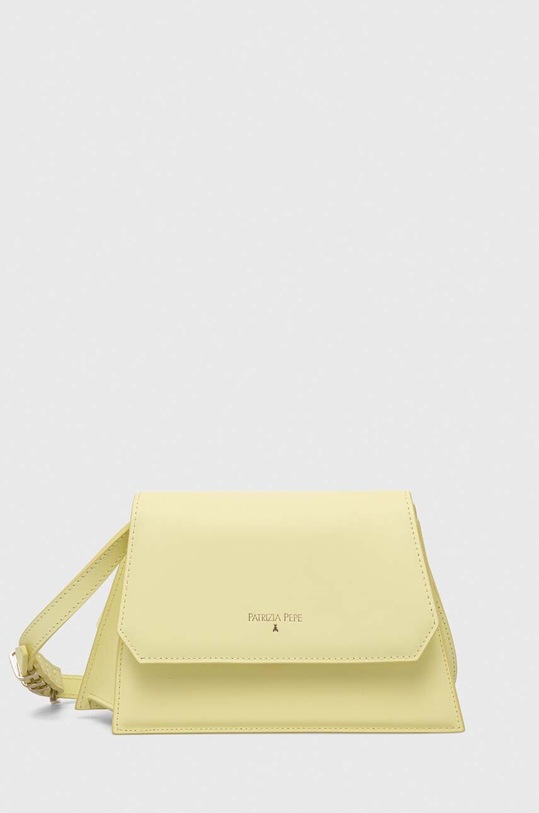 Patrizia Pepe torebka skórzana skóra licowa zielony 8B0072.L095