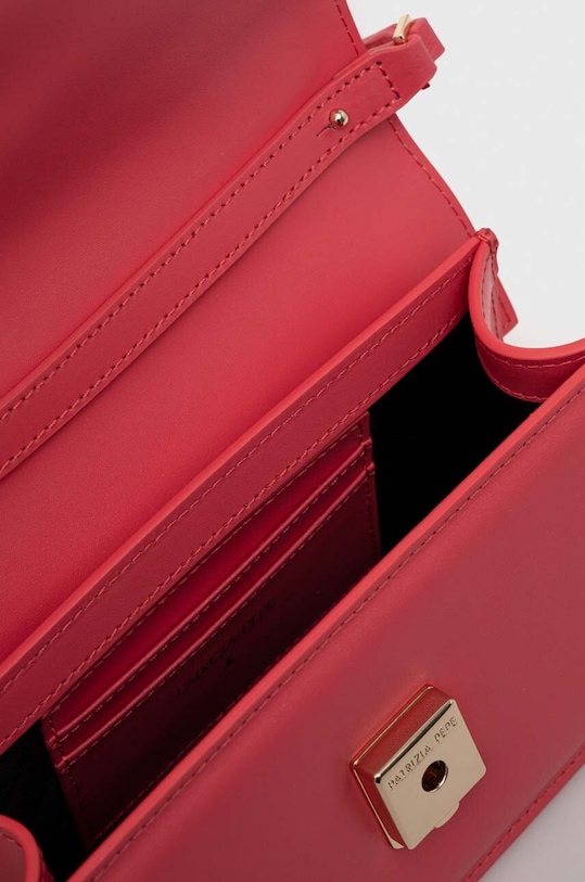 Δερμάτινη τσάντα Patrizia Pepe 8B0111.L061 ροζ