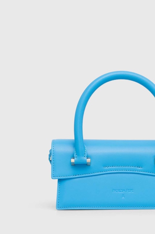 Akcesoria Patrizia Pepe torebka skórzana 8B0111.L061 niebieski