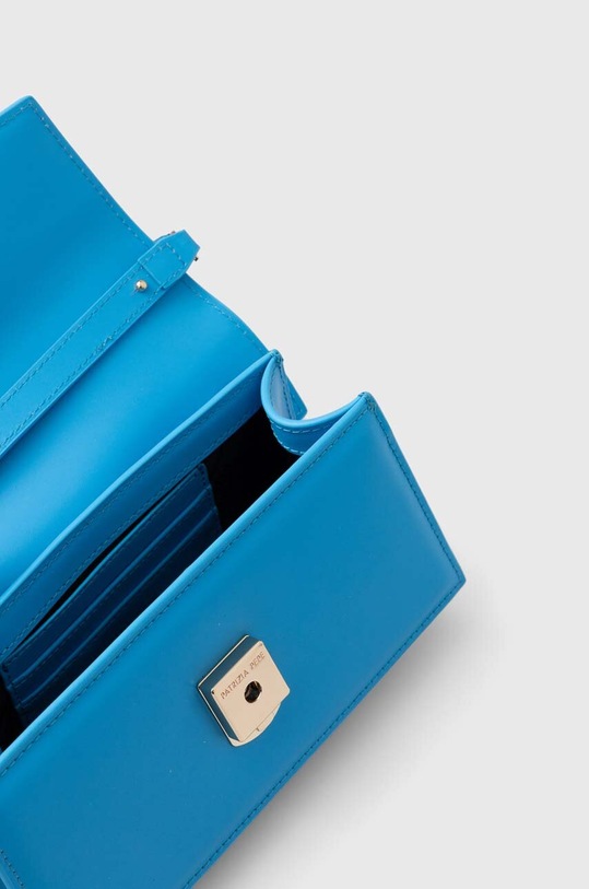 Patrizia Pepe torebka skórzana 8B0111.L061 niebieski