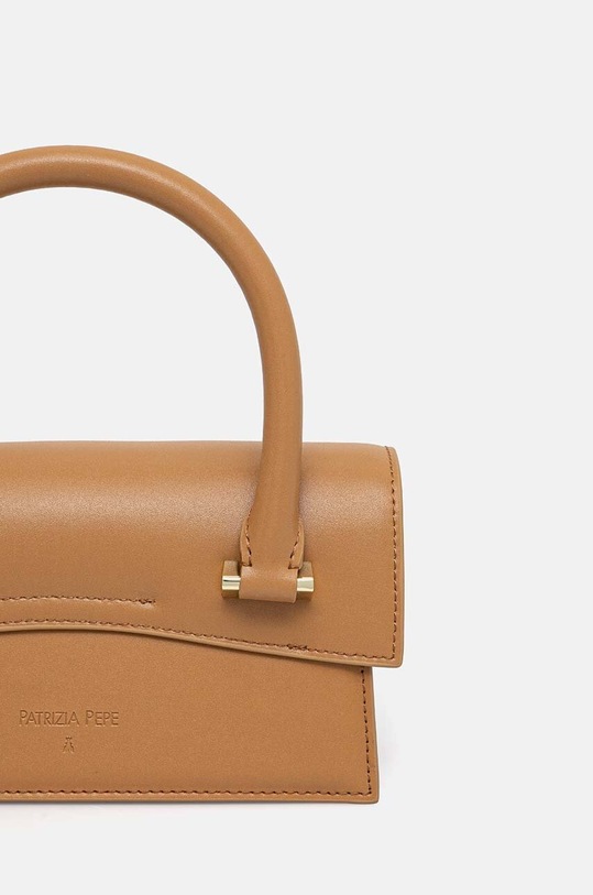 Akcesoria Patrizia Pepe torebka skórzana 8B0111.L061 beżowy