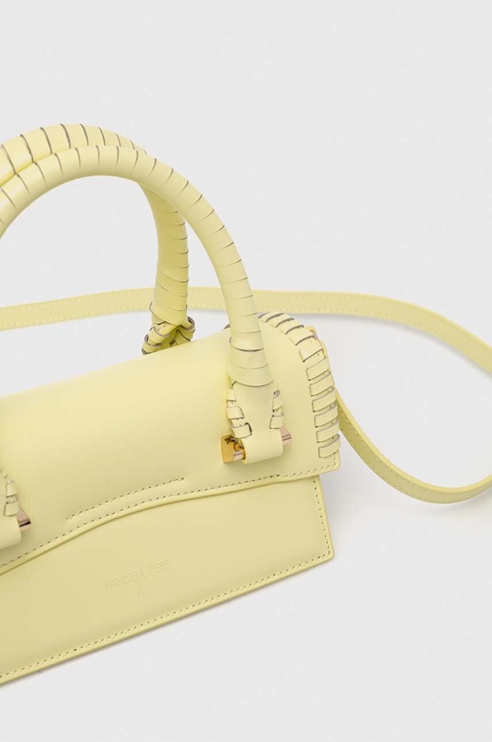Akcesoria Patrizia Pepe torebka skórzana 8B0111.L097 żółty
