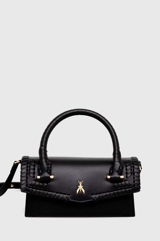 Patrizia Pepe torebka skórzana skóra licowa czarny 8B0111.L097