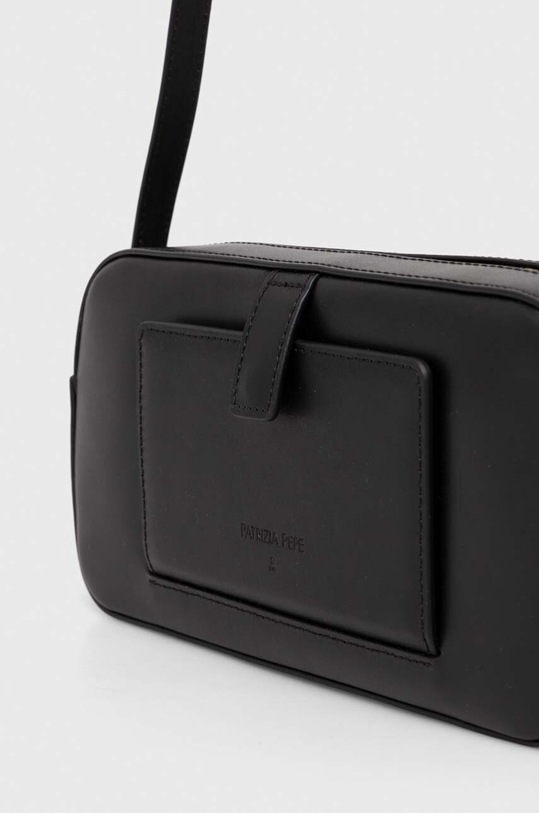Kožená kabelka Patrizia Pepe černá 8B0136.L061