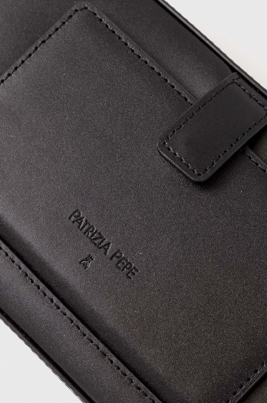 Kožená kabelka Patrizia Pepe 8B0136.L061 černá