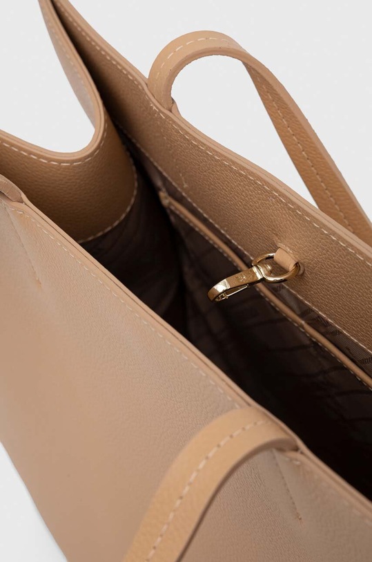 Kožená kabelka Patrizia Pepe 8B0172.L001 béžová