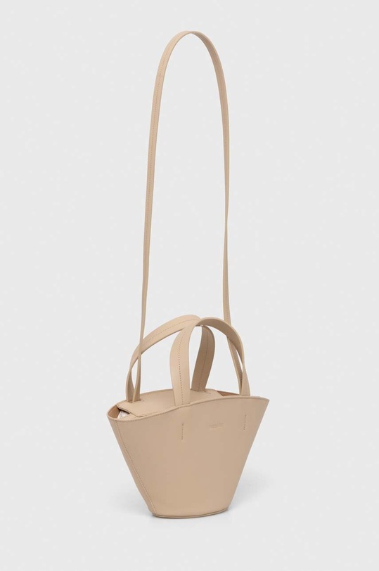 Akcesoria Patrizia Pepe torebka skórzana 8B0175.L095 beżowy