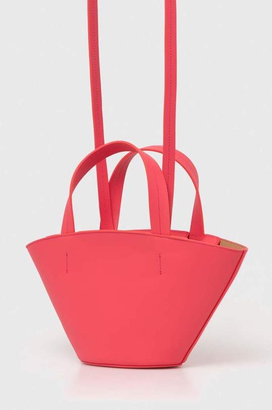 Akcesoria Patrizia Pepe torebka skórzana 8B0175.L095 różowy