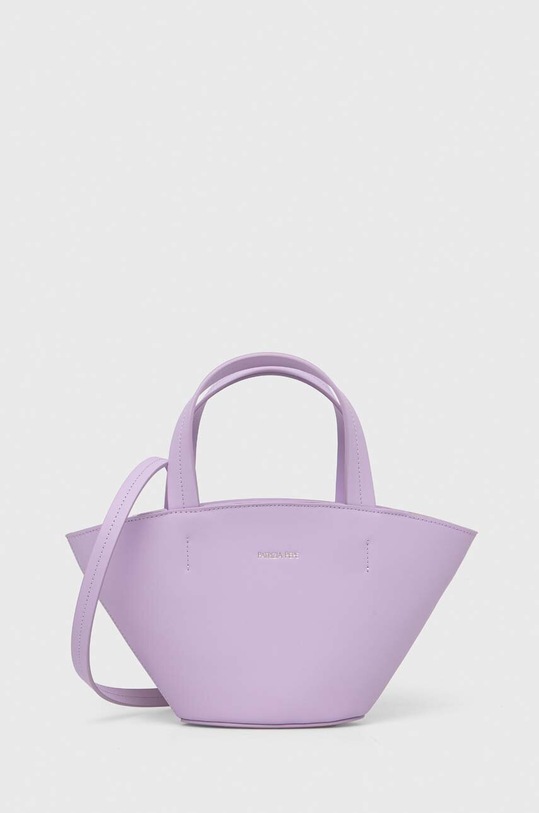 Patrizia Pepe torebka skórzana skóra licowa fioletowy 8B0175.L095