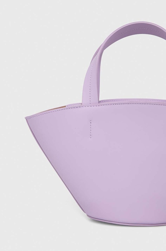 Akcesoria Patrizia Pepe torebka skórzana 8B0175.L095 fioletowy