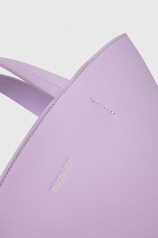 Patrizia Pepe torebka skórzana fioletowy 8B0175.L095