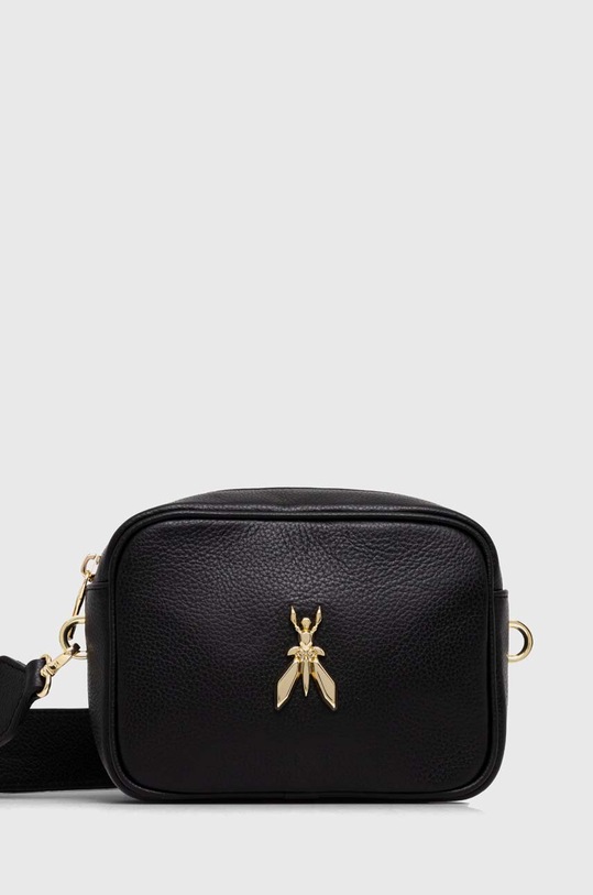 Patrizia Pepe torebka skórzana skóra licowa czarny 8B0186.L001