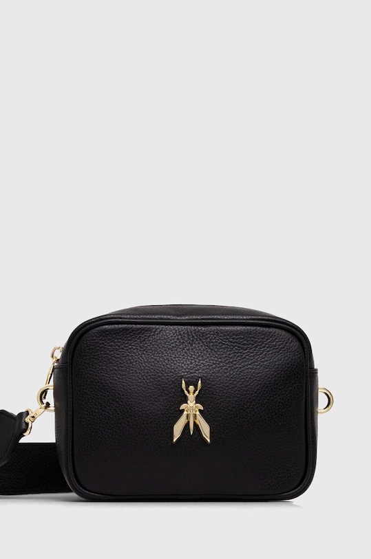 Patrizia Pepe torebka skórzana skóra licowa czarny 8B0186.L001