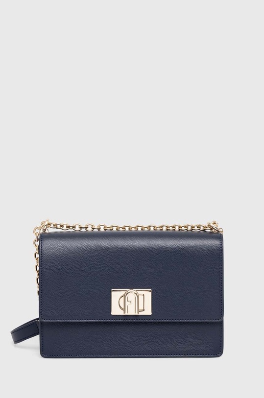 Шкіряна сумочка Furla темно-синій BAFIACO.ARE000.2676S