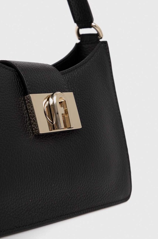 Kožna torba Furla crna WB01114.HSF000.O6000