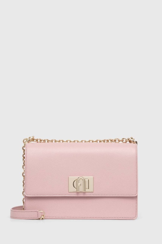 Furla torebka skórzana 1927 skóra licowa różowy BAFIACO.ARE000.ALB00